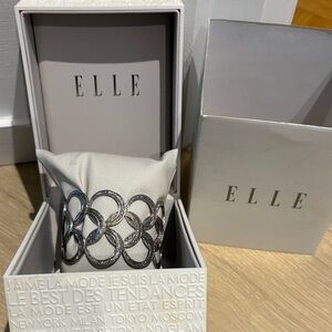 Elle Silver Interlocking Circle Bracelet